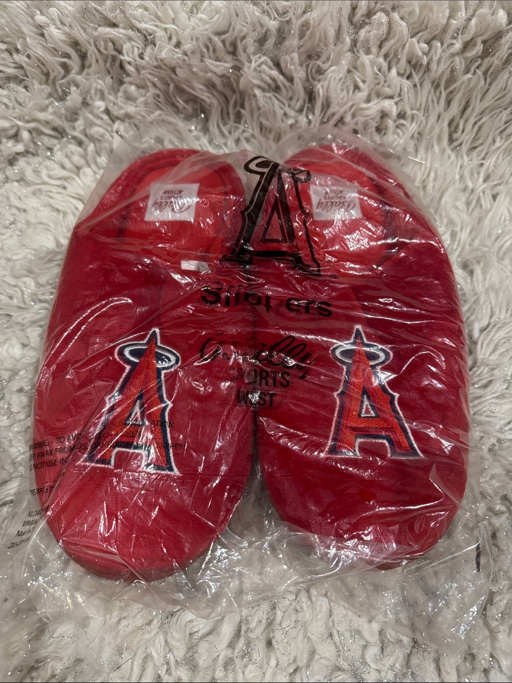 Angels Red Logo Slip-On Loafers